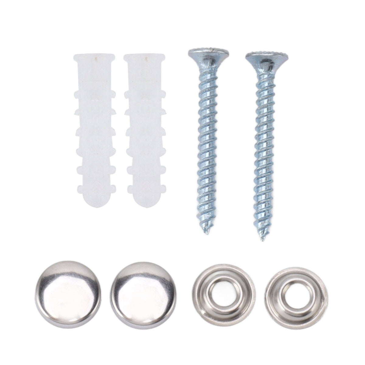Garden Hose Holder 304 Stainless Steel Wall Mount Heave Duty Water Hose Hook Hanger for Outside Yard White