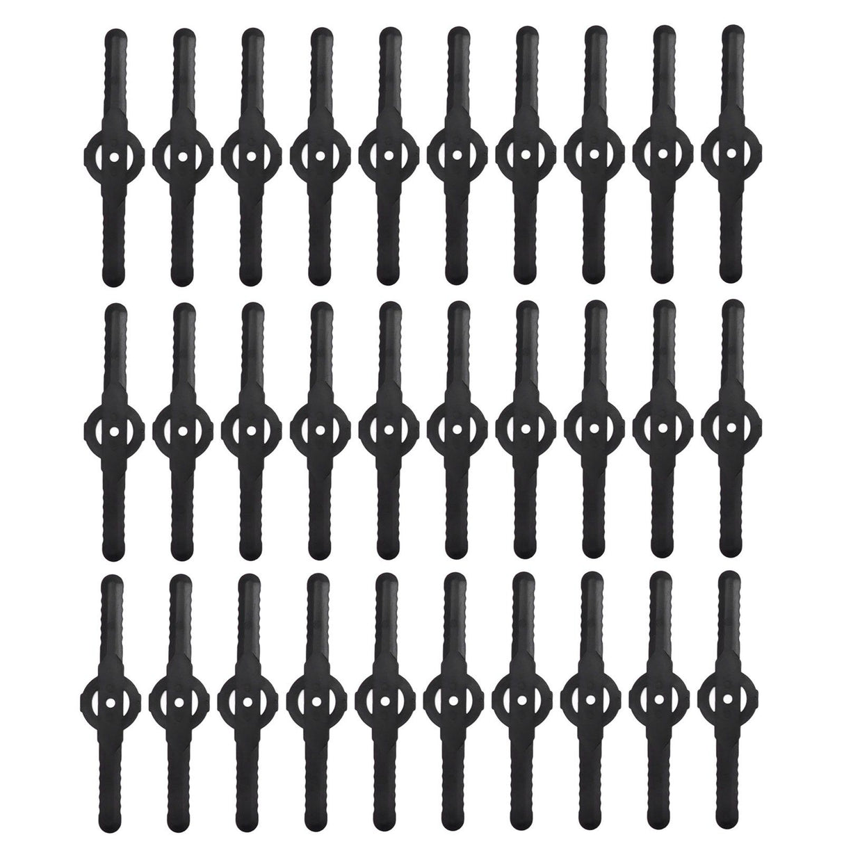 30PCS Trimmer Head Blades Replace Electric Weed Trimmer Long Blade Mowing Accessories for Garden Lawn
