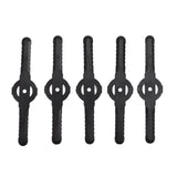 30PCS Trimmer Head Blades Replace Electric Weed Trimmer Long Blade Mowing Accessories for Garden Lawn - Top-Down View