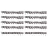 100PCS Fertilizer Mesh Basket Column Shape Stainless Steel Nutrition Box Tools for Garden Nursery Large
