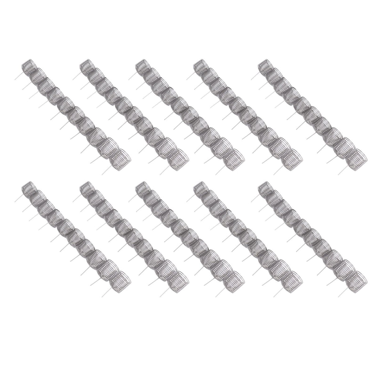 100PCS Fertilizer Mesh Basket Column Shape Stainless Steel Nutrition Box Tools for Garden Nursery Large