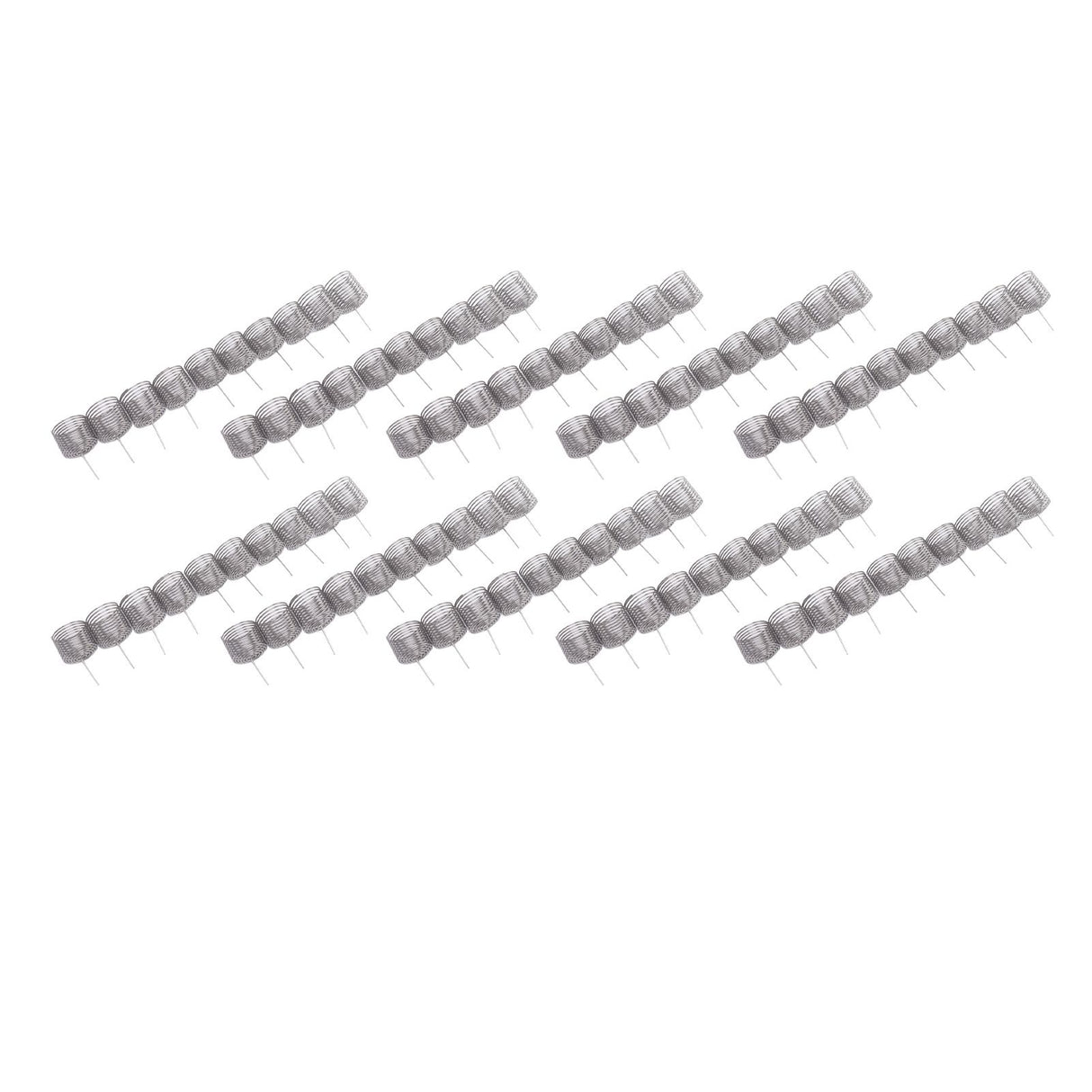 100PCS Fertilizer Mesh Basket Column Shape Stainless Steel Nutrition Box Tools for Garden Nursery Large
