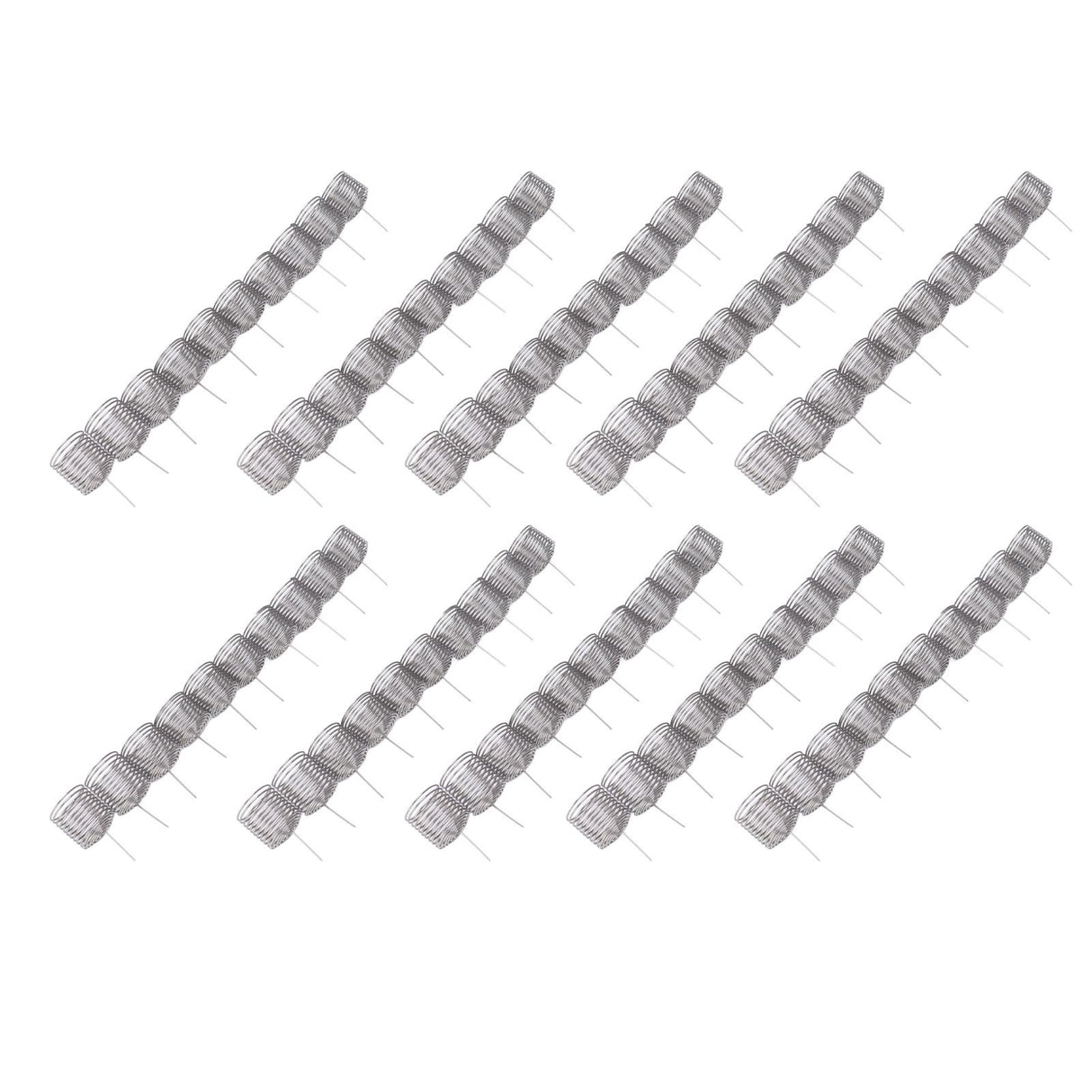 100PCS Fertilizer Mesh Basket Column Shape Stainless Steel Nutrition Box Tools for Garden Nursery Large
