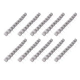 100PCS Fertilizer Mesh Basket Column Shape Stainless Steel Nutrition Box Tools for Garden Nursery Large - Close-Up Angle