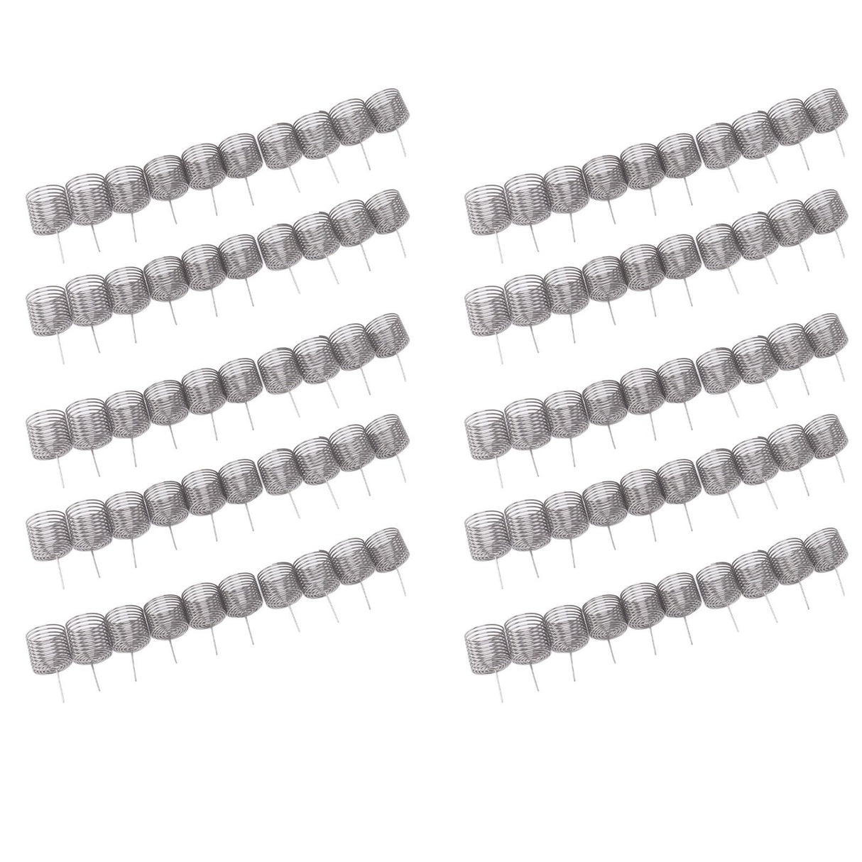 100PCS Fertilizer Mesh Basket Column Shape Stainless Steel Nutrition Box Tools for Garden Nursery Large