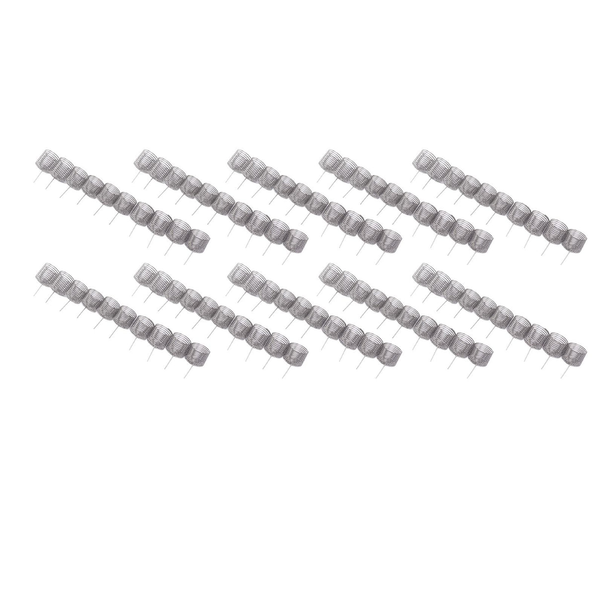 100PCS Fertilizer Mesh Basket Column Shape Stainless Steel Nutrition Box Tools for Garden Nursery Large