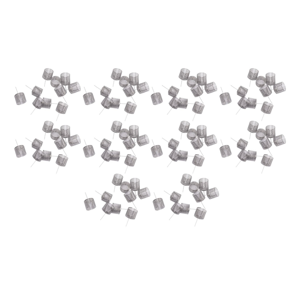 100PCS Fertilizer Mesh Basket Column Shape Stainless Steel Nutrition Box Tools for Garden Nursery Large