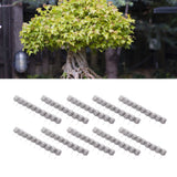 100PCS Fertilizer Mesh Basket Column Shape Stainless Steel Nutrition Box Tools for Garden Nursery Large - Extra Image