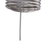 100PCS Fertilizer Mesh Basket Column Shape Stainless Steel Nutrition Box Tools for Garden Nursery Large