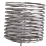 100PCS Fertilizer Mesh Basket Column Shape Stainless Steel Nutrition Box Tools for Garden Nursery Large