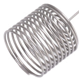 100PCS Fertilizer Mesh Basket Column Shape Stainless Steel Nutrition Box Tools for Garden Nursery Large