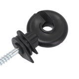 50Pcs Electric Fence Insulator Screw in Insulator Fence Ring Post Wood Post Insulator with Insulator Socket Tool - Extra Image
