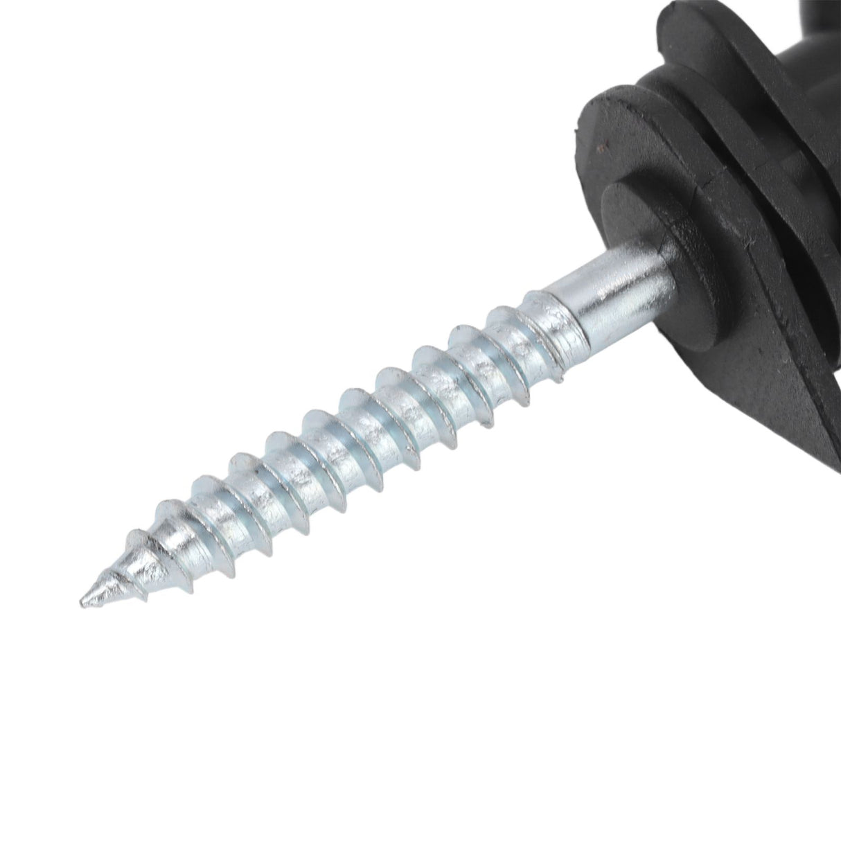 50Pcs Electric Fence Insulator Screw in Insulator Fence Ring Post Wood Post Insulator with Insulator Socket Tool