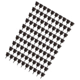 100PCS Plastic Fertilizer Mesh Basket with Lid Planting Fertilizer Net Pot for Succulent Orchid Bonsai Small Size with Lid