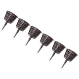 100PCS Plastic Fertilizer Mesh Basket with Lid Planting Fertilizer Net Pot for Succulent Orchid Bonsai Small Size with Lid - 45-Degree Angle