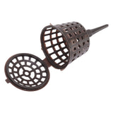 100PCS Plastic Fertilizer Mesh Basket with Lid Planting Fertilizer Net Pot for Succulent Orchid Bonsai Small Size with Lid
