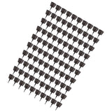 100PCS Plastic Fertilizer Mesh Basket with Lid Planting Fertilizer Net Pot for Succulent Orchid Bonsai Large Size with Lid