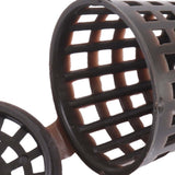 100PCS Plastic Fertilizer Mesh Basket with Lid Planting Fertilizer Net Pot for Succulent Orchid Bonsai Large Size with Lid