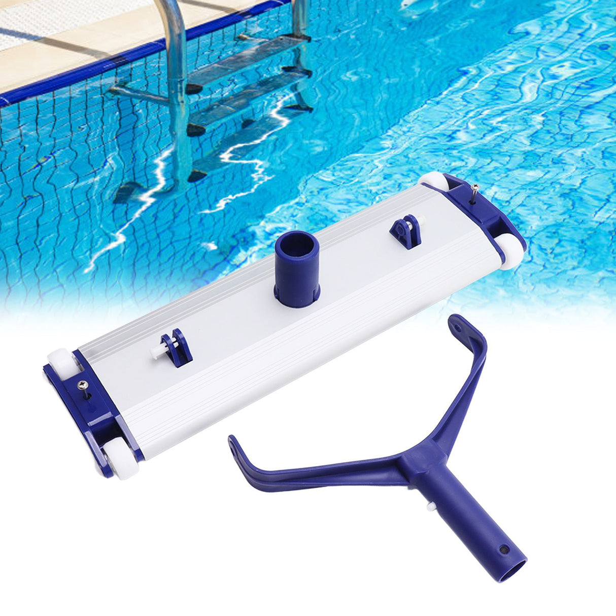 Swimming Pool Vacuum Head Manual Pool Vacuum Pool Cleaning Accessories for All Types Pools 35.6cm / 14in