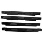 4pcs Barbecue Wind Screen Professional Portable Stainless Steel Grill Wind Guard for Camping Picnic BBQ Cooking
