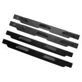 4pcs Barbecue Wind Screen Professional Portable Stainless Steel Grill Wind Guard for Camping Picnic BBQ Cooking - Low Angle