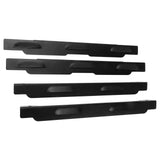 4pcs Barbecue Wind Screen Professional Portable Stainless Steel Grill Wind Guard for Camping Picnic BBQ Cooking - Extra Image