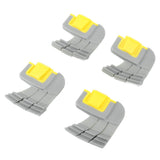 4pcs Cyclonic Scrubbing Brushes Plastic Rubber Cyclonic Brush Replacement Parts for Zodiac MX8 Mx6 Cleaner R0714400