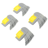 4pcs Cyclonic Scrubbing Brushes Plastic Rubber Cyclonic Brush Replacement Parts for Zodiac MX8 Mx6 Cleaner R0714400