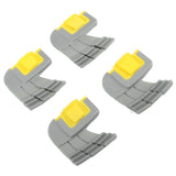 4pcs Cyclonic Scrubbing Brushes Plastic Rubber Cyclonic Brush Replacement Parts for Zodiac MX8 Mx6 Cleaner R0714400