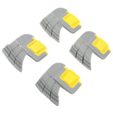 4pcs Cyclonic Scrubbing Brushes Plastic Rubber Cyclonic Brush Replacement Parts for Zodiac MX8 Mx6 Cleaner R0714400 - Extra Image