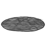 Rain Barrel Net Cover Polyester Rain Barrels Mesh Cover Practical Drawstring Water Collection Buckets Tank Protector for Yard Garden - Side View