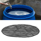 Rain Barrel Net Cover Polyester Rain Barrels Mesh Cover Practical Drawstring Water Collection Buckets Tank Protector for Yard Garden - Extra Image