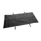 Black Emergency Cadaver Body Bag Oxford Cloth Body Storage Bag 210D Waterproof for Funeral Hospital Transportation 150x60cm/59.1x23.6in - Low Angle