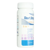 50pcs Swimming Pool Test Papers 5 in 1 Test Water Quality PH Cl Total Alkali Free Chlorine Pool Test Strips