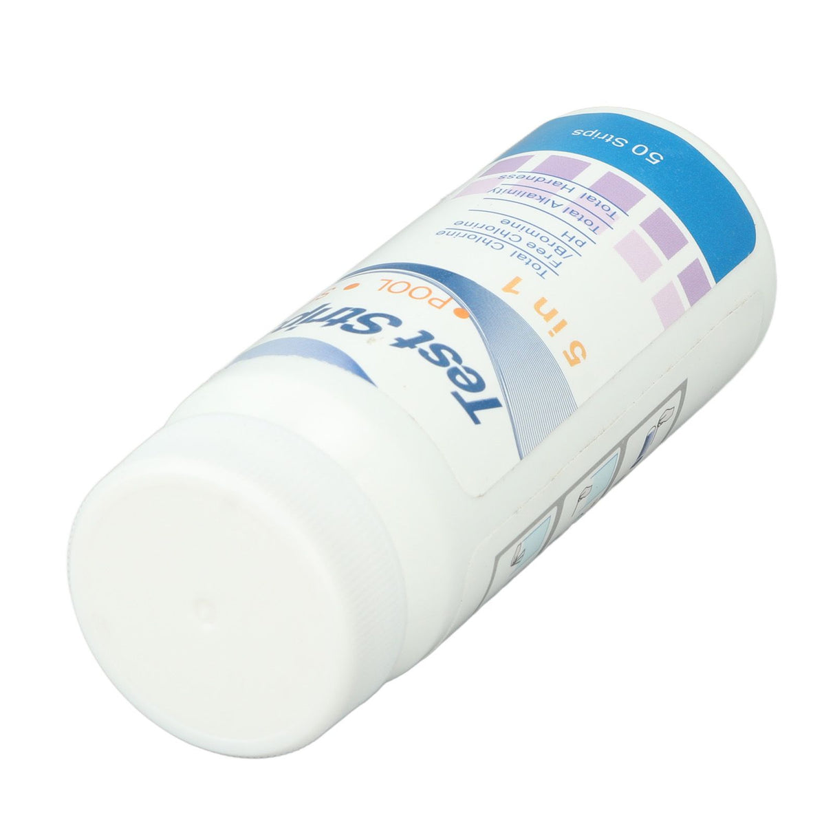 50pcs Swimming Pool Test Papers 5 in 1 Test Water Quality PH Cl Total Alkali Free Chlorine Pool Test Strips