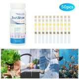 50pcs Swimming Pool Test Papers 5 in 1 Test Water Quality PH Cl Total Alkali Free Chlorine Pool Test Strips
