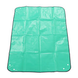 Large Repotting Mat Waterproof Foldable Indoor Plant Succulent Potting Mat for Plant Transplanting and Mess Control Green - Top-Down View