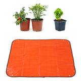 Large Repotting Mat Waterproof Foldable Indoor Plant Succulent Potting Mat for Plant Transplanting and Mess Control Orange - Extra Image