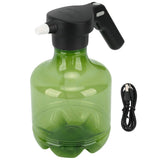3L Electric Spray Bottle Rechargeable High Pressure Cleaning Spray Can for Watering Flowers Garden Cleaning Green