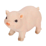 Cute Pig Garden Statue Resin Animals Figurine Outdoor Sculpture Resin Lawn Ornament Mini Pink - Low Angle