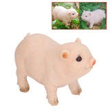 Cute Pig Garden Statue Resin Animals Figurine Outdoor Sculpture Resin Lawn Ornament Mini Pink - Extra Image