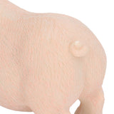 Cute Pig Garden Statue Resin Animals Figurine Outdoor Sculpture Resin Lawn Ornament Mini Pink