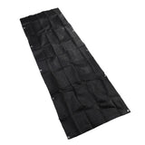 Balcony Privacy Screen Fence Cover HDPE UV Protection Privacy Screen Fence for Deck Patio Backyard Outdoor Pool Black - Low Angle