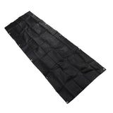 Balcony Privacy Screen Fence Cover HDPE UV Protection Privacy Screen Fence for Deck Patio Backyard Outdoor Pool Black