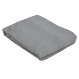 Balcony Privacy Screen Fence Cover HDPE UV Protection Privacy Screen Fence for Deck Patio Backyard Outdoor Pool Light Gray - Front View