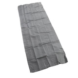 Balcony Privacy Screen Fence Cover HDPE UV Protection Privacy Screen Fence for Deck Patio Backyard Outdoor Pool Light Gray - Rear View