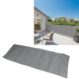 Balcony Privacy Screen Fence Cover HDPE UV Protection Privacy Screen Fence for Deck Patio Backyard Outdoor Pool Light Gray