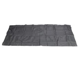 Balcony Privacy Screen Fence Cover HDPE UV Protection Privacy Screen Fence for Deck Patio Backyard Outdoor Pool Dark Gray - Top-Down View