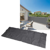 Balcony Privacy Screen Fence Cover HDPE UV Protection Privacy Screen Fence for Deck Patio Backyard Outdoor Pool Dark Gray