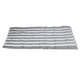Balcony Privacy Screen Fence Cover HDPE UV Protection Privacy Screen Fence for Deck Patio Backyard Outdoor Pool Greyish White - Top-Down View